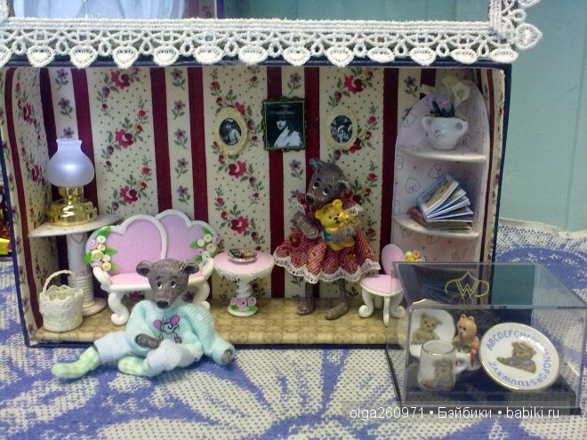 Мои мишки-малышки. Кукольная миниатюра Ольги Павлычевой (фото 7)
