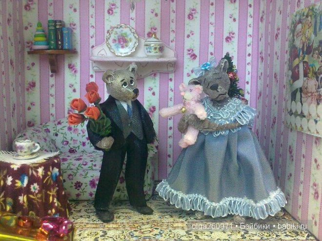 Мои мишки-малышки. Кукольная миниатюра Ольги Павлычевой (фото 3)