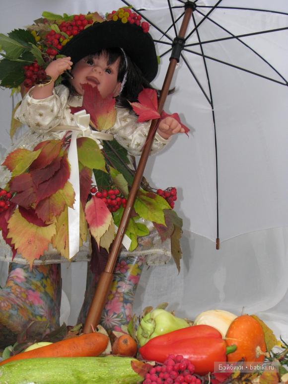 Осень... осень - коллекционная кукла от LEE MIDDLETON BY REVA (фото 8)