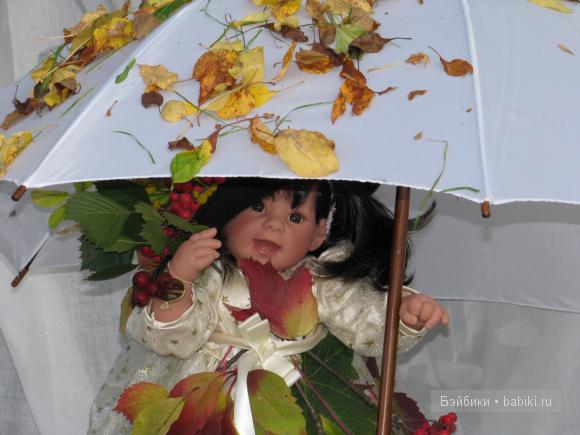 Осень... осень - коллекционная кукла от LEE MIDDLETON BY REVA (фото 4)