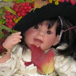 Осень... осень - коллекционная кукла от LEE MIDDLETON BY REVA