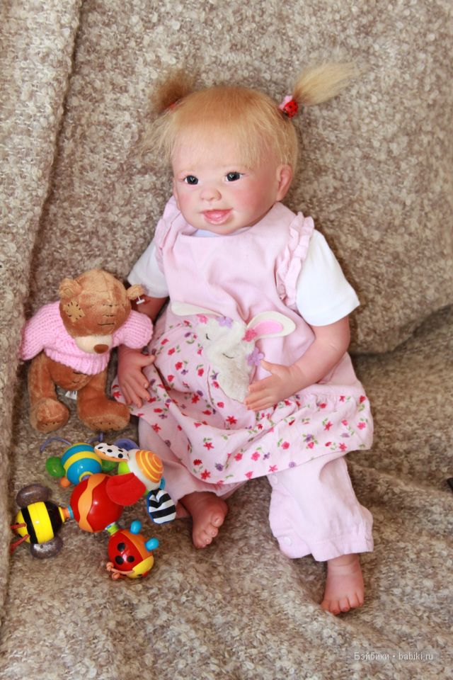 Веселушечка кукла - реборн Antoinette Kit by Linda Murray (фото 9)