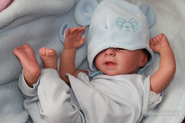 Малыш Мишка(Мишонок) - кукла реборн молд от Marita Winters (фото 8)