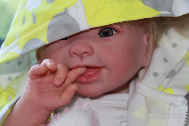 Улыбончик №2 или Солнышко для мамы... кукла реборн Antoinette Kit by Linda Murray (фото 2)