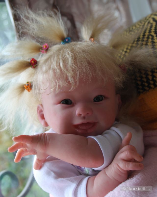 Улыбончик №2 или Солнышко для мамы... кукла реборн Antoinette Kit by Linda Murray