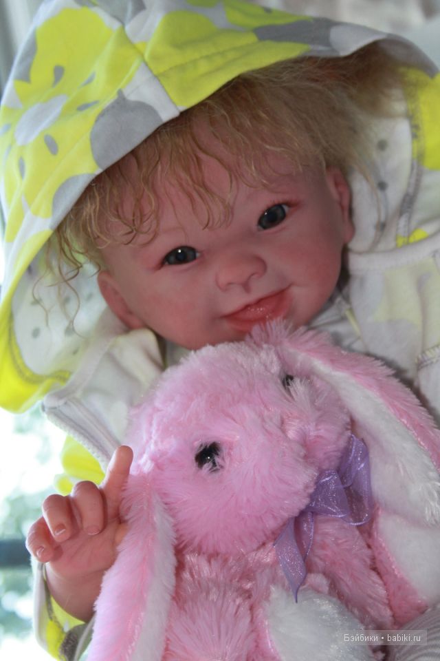 Улыбончик №2 или Солнышко для мамы... кукла реборн Antoinette Kit by Linda Murray (фото 3)