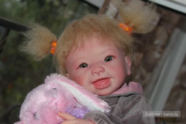 Улыбончик №2 или Солнышко для мамы... кукла реборн Antoinette Kit by Linda Murray (фото 6)