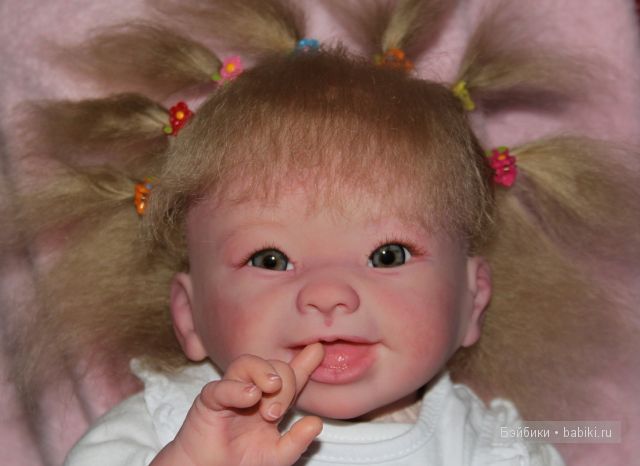 Улыбончик №2 или Солнышко для мамы... кукла реборн Antoinette Kit by Linda Murray (фото 8)