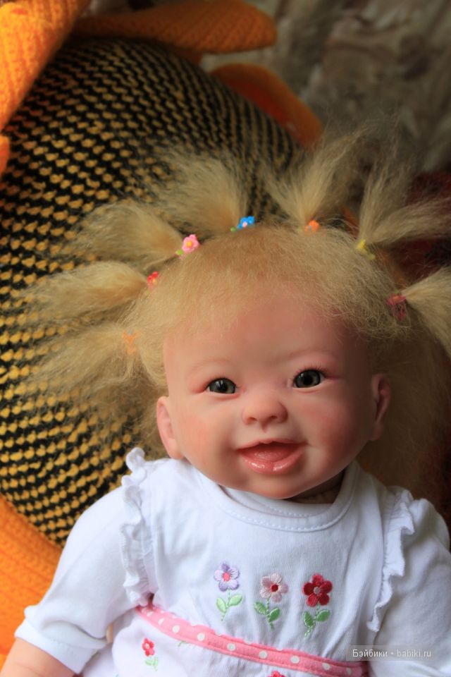 Улыбончик №2 или Солнышко для мамы... кукла реборн Antoinette Kit by Linda Murray (фото 9)