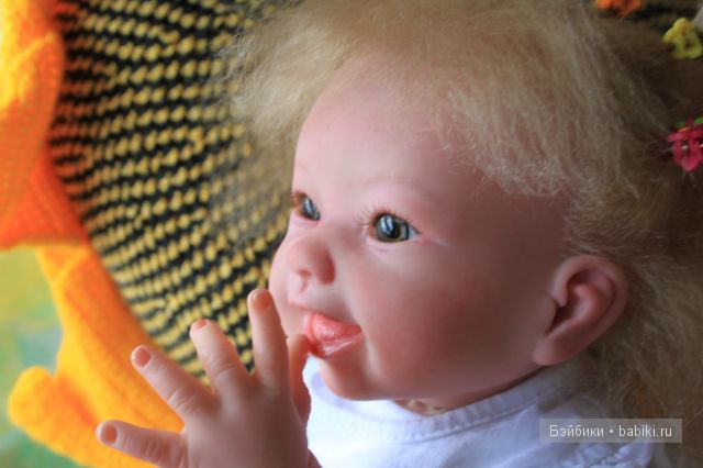 Улыбончик №2 или Солнышко для мамы... кукла реборн Antoinette Kit by Linda Murray (фото 10)