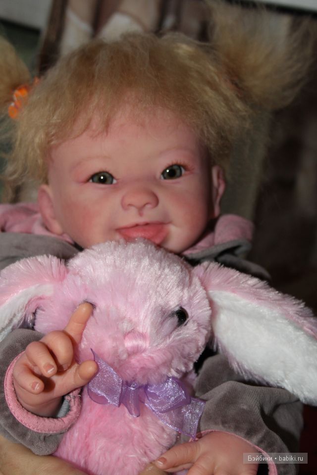 Улыбончик №2 или Солнышко для мамы... кукла реборн Antoinette Kit by Linda Murray (фото 5)