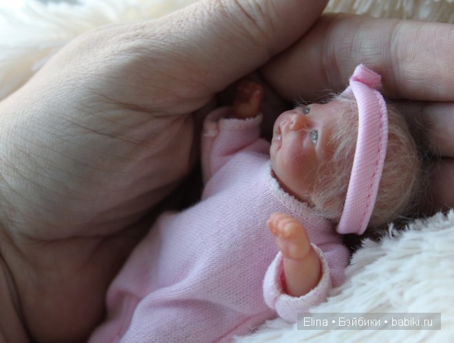 Снежиночка-мини реборнчик (фото 3)