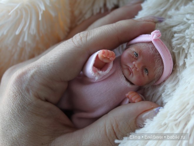 Снежиночка-мини реборнчик (фото 2)