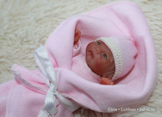 Снежиночка-мини реборнчик (фото 10)