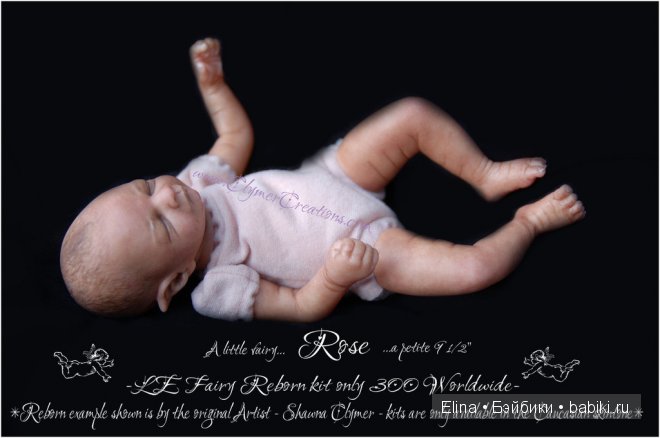 Little Pixie ROSE FAIRY very LE Reborn kit by Shawna Clymer (фото 6)