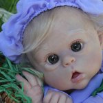 Офелька-стрекоза, куклёныш реборн Элины Кудрявцевой