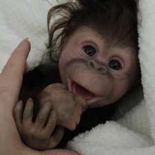 Карамелька кукла-реборн Элины Кудрявцевой