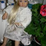 Праздничная одежда для  Helen (Марты) - жаккард (серебро) и шерсть