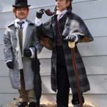 Портретные куклы Шерлок Холмс и Доктор Ватсон