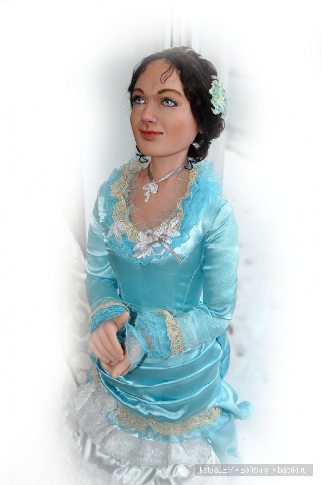 Авторская портретная кукла Тимкаевой Елены - Лариса Гузеева (фото 3)