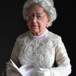 Портреная кукла Тимкаевой Елены Королева Елизавета II