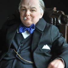 Портретная кукла - Уинстон Черчилль, автор Тимкаева Елена