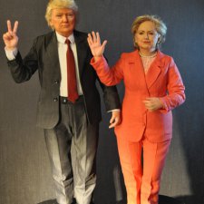 Портретные куклы - Дональд Трамп и Хиллари Клинтон, автор Тимкаева Елена