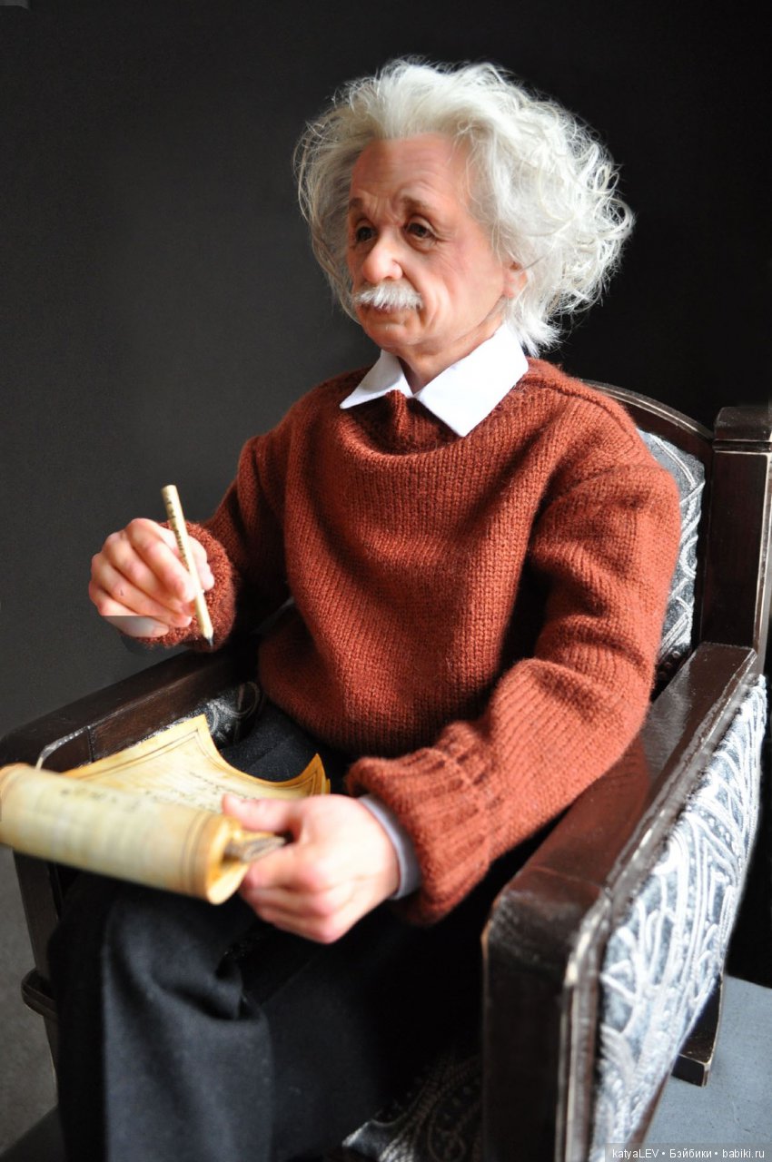 кукла "Альберт Эйнштейн"