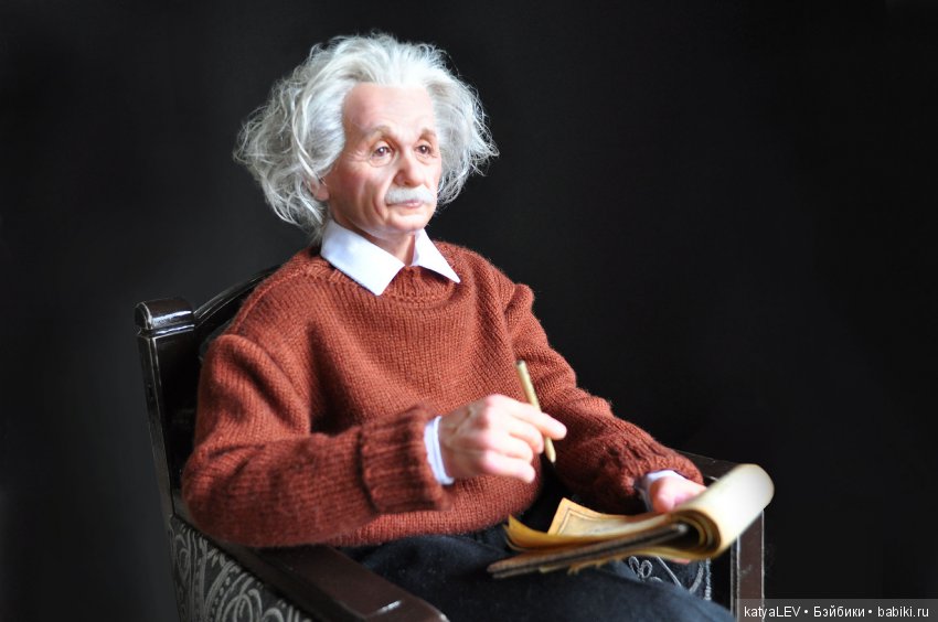 кукла "Альберт Эйнштейн"