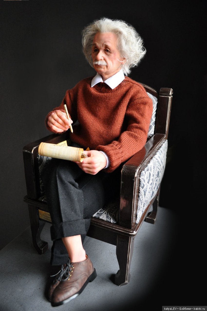 кукла "Альберт Эйнштейн"