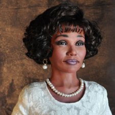 Портретная кукла Тимкаевой Елены "Уитни Хьюстон"