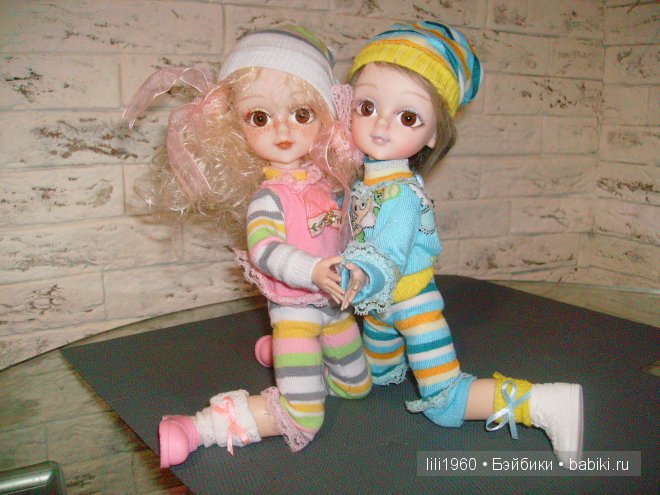 BABY GERL and BABY BOY — Куклы Звезды подиума (Angel Collection): шарнирные (фото 2)