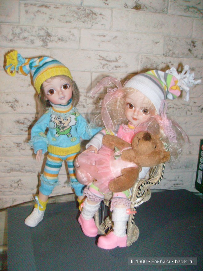 BABY GERL and BABY BOY — Куклы Звезды подиума (Angel Collection): шарнирные (фото 3)