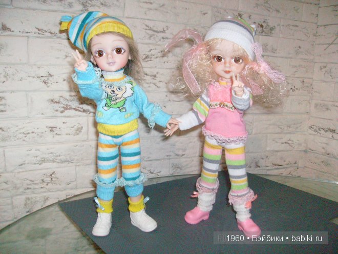 BABY GERL and BABY BOY — Куклы Звезды подиума (Angel Collection): шарнирные (фото 4)