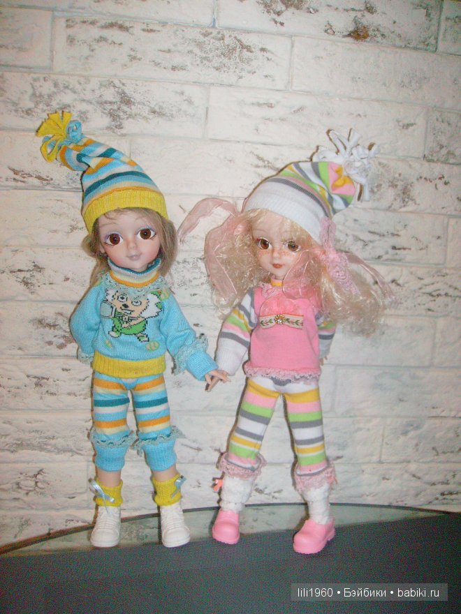 BABY GERL and BABY BOY — Куклы Звезды подиума (Angel Collection): шарнирные