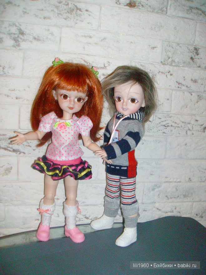 BABY GERL and BABY BOY — Куклы Звезды подиума (Angel Collection): шарнирные (фото 8)