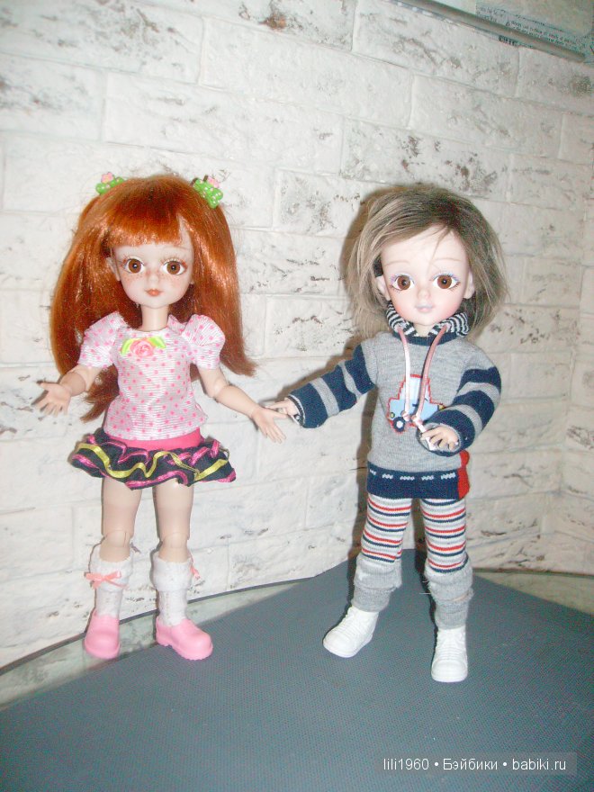 BABY GERL and BABY BOY — Куклы Звезды подиума (Angel Collection): шарнирные (фото 9)