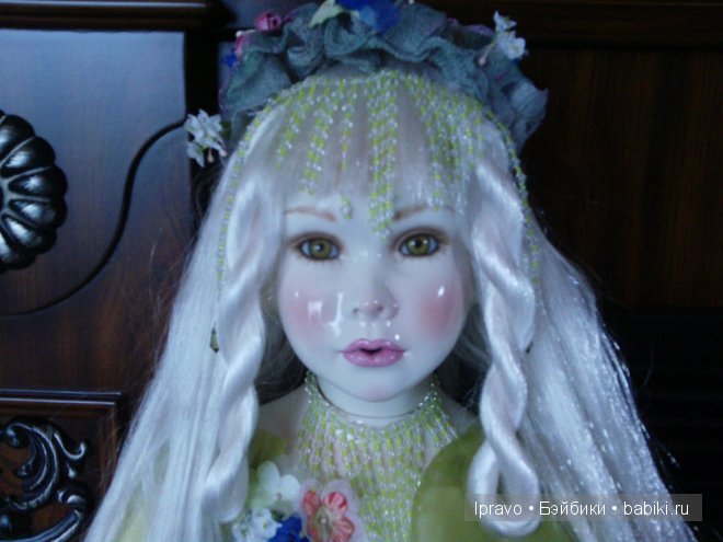Лунные девочки или необычное творение Ширли (Shirley) - глазурованная кукла Мариэль (Mariele)