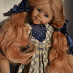 Знакомство с куклами Anni Aegerter фирмы Schmider Creativ. Тони - образ Пеппи или подружки Тома Сойера