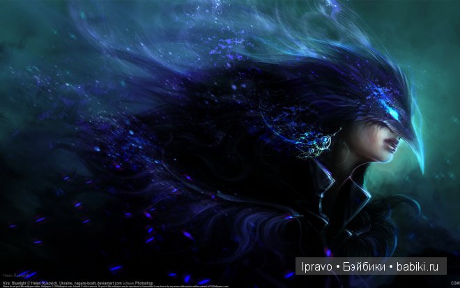 Образ "леди Равен" в куклах. Фарфоровая кукла - японочка RAVEN от Donna RuBert