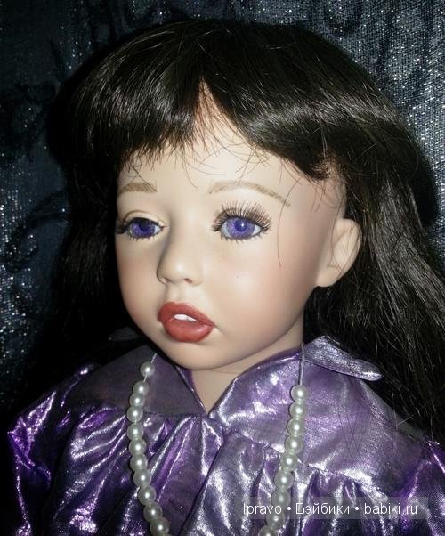 Образ "леди Равен" в куклах. Фарфоровая кукла - японочка RAVEN от Donna RuBert