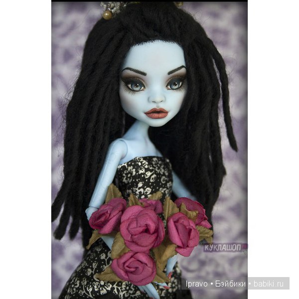 Образ "леди Равен" в куклах. Фарфоровая кукла - японочка RAVEN от Donna RuBert