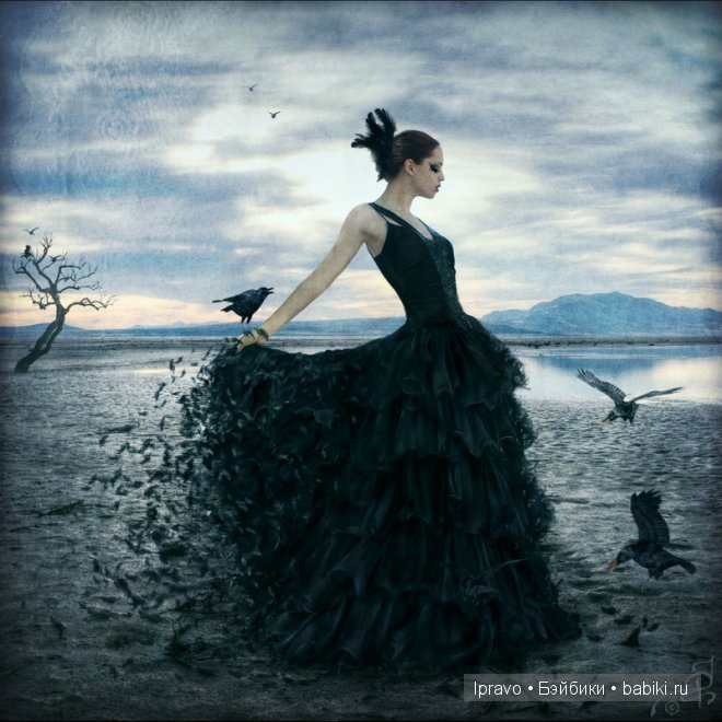 Образ "леди Равен" в куклах. Фарфоровая кукла - японочка RAVEN от Donna RuBert