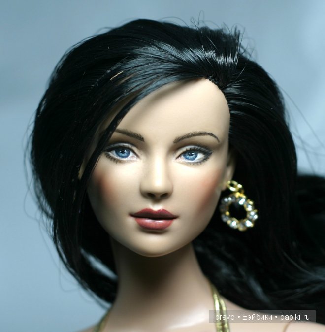 Образ "леди Равен" в куклах. Фарфоровая кукла - японочка RAVEN от Donna RuBert