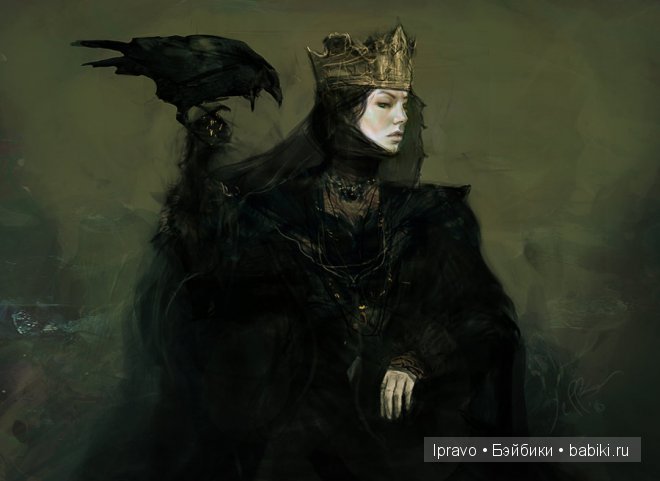 Образ "леди Равен" в куклах. Фарфоровая кукла - японочка RAVEN от Donna RuBert