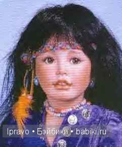 Образ "леди Равен" в куклах. Фарфоровая кукла - японочка RAVEN от Donna RuBert