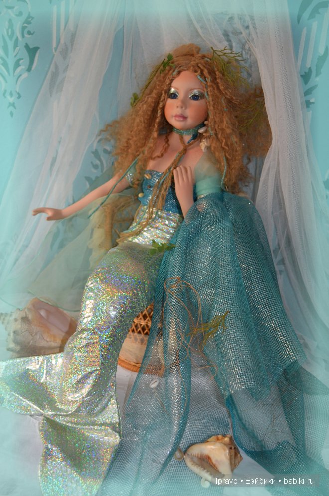 Русалки - миф или... Знакомство с куклой Sira die Meerjungfrau (морская нимфа) от Shirley