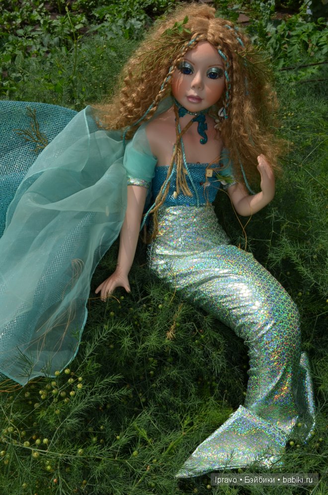 Русалки - миф или... Знакомство с куклой Sira die Meerjungfrau (морская нимфа) от Shirley