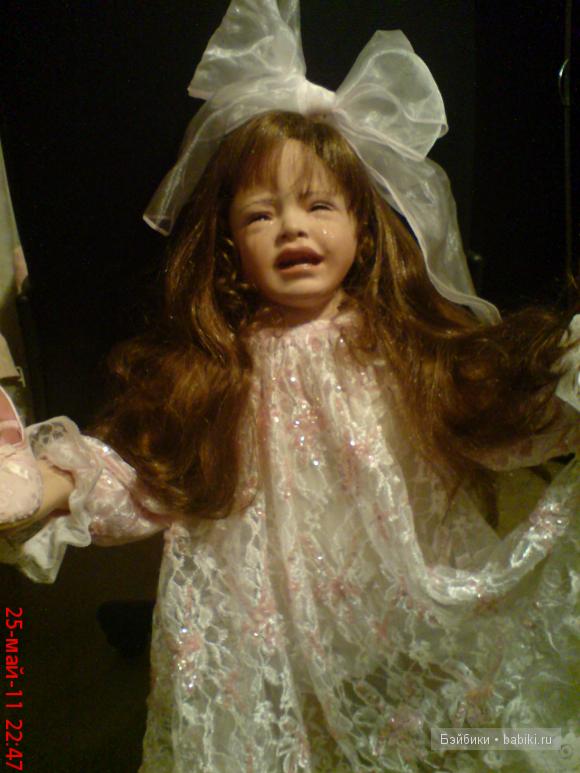 Фарфоровая Плакса, коллекционная кукла от Susan Lippl (Сюзан Липлл)