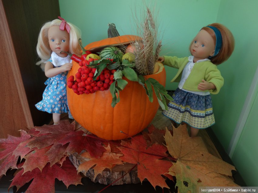 Осенний кукольный флешмоб.Спасибо за ваши краски